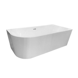 Arcqua patia baignoire suspendue 170x80cm acrylique blanc brillant droite