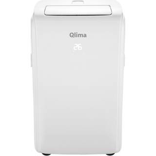 Qlima Climatiseur mobile avec télécommande 44x35.5x71.5cm 11000BTU 80-110m3 blanc