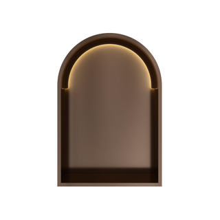 Hotbath &MORE Inbouwbox of inbouwnis Toogmodel - 30x45x10cm - with LED - IP44 -Tuscan bronze