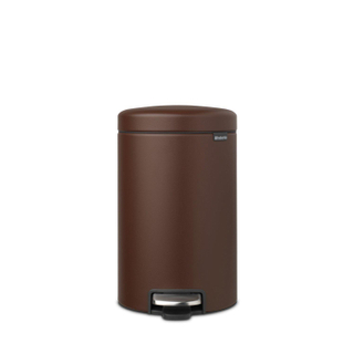 Brabantia NewIcon Pedaalemmer - 12 liter - kunststof binnenemmer - mineral cosy brown