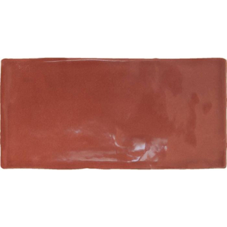 ÉCHANTILLON Cifre Cerámica Carreau mural Atlas Garnet Brillo Vintage Brillant rouge