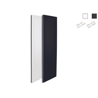 Sanicare radiateur design denso 180 x40 cm noir mat