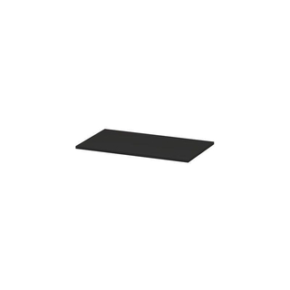 INK Topdeck Wastafelblad - 80x45x2cm - tbv onderkast - MDF lak zwart mat