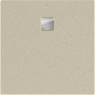 Villeroy & Boch Excello douchevloer 100x100cm polyurethaan/acryl Nature Creme