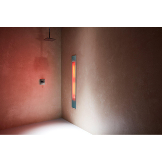 Sunshower Pure XL 2.0 Organic Grey Infrarouge Encastré - 19.9x123.8x10cm - corps entier - 1500W - Organic Grey