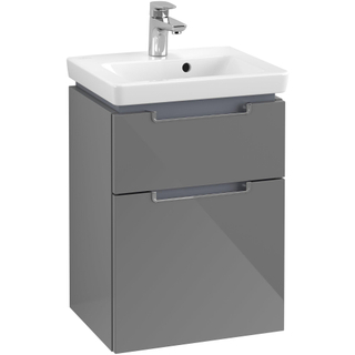 Villeroy & Boch Subway 2.0 Meuble sous vasque 44x35.1x59cm 2 tiroirs Glossy grey