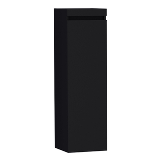 BRAUER Joy badkamerkast - 120x35x35cm - met 1 deur greeploos linksdraaiend mat zwart