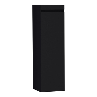BRAUER Solution Badkamerkast - 120x35x35cm - 1 greeploze rechtsdraaiende deur - MDF - mat zwart