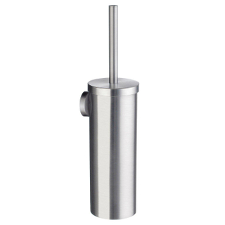 Smedbo Home ensemble de brosse WC - autocollant / perçage - Laiton massif Chrome mat