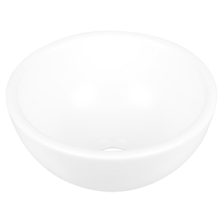 Differnz Ruz Waskom - 25x25x11.5cm - keramiek - rond - mat wit