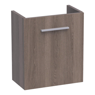 Saniclass Florence Fonteinonderkast - 40x45x22cm - 1 rechtsdraaiende deur - zonder greep - MFC - legno viola