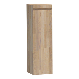 Saniclass Solution Badkamerkast - 120x35x35cm - 1 linksdraaiende deur - hout - grey oak