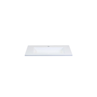 HR badmeubelen thin pierre artificielle pour lavabo 80.5x2x45.5cm blanc mat 1kg