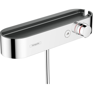 Hansgrohe Pulsify Select mitigeur thermostatique de douche avec tablette de douche 40cm chrome