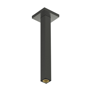 Hansgrohe Raindance alive plafondaansluiting E 300mm Brushed Black Chrome (antraciet)