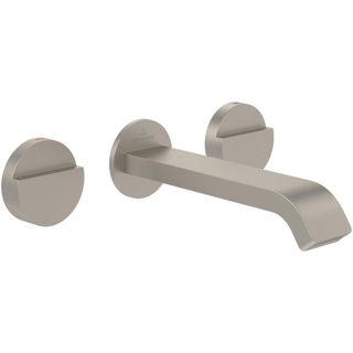 Villeroy & Boch Dawn ensemble de robinet à 3 trous - Nickel brossé mat (inox)
