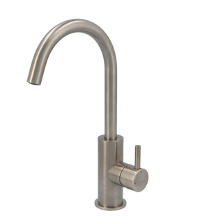 Hotbath Laddy Mitigeur lavabo 1 trou 004 nickel brossé