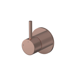 Hotbath Buddy Encastré 2 voies inverseur - Cuivre brossé PVD