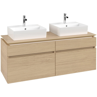 Villeroy & Boch Legato Meuble sous vasque 140x55cm 4 tiroirs Nordic oak