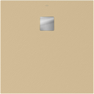 Villeroy & Boch Excello douchevloer 90x90x4cm polyurethaan/acryl sand