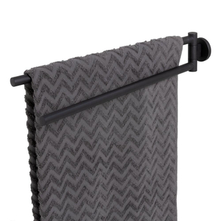 Porte-serviettes Tiger Noon - 45cm - double - pivotant - noir