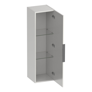 BRAUER Elevate badkamerkast - 120x35x35cm - excl.opleggreep - 1 deur - links- of rechtsdraaiend - mat wit