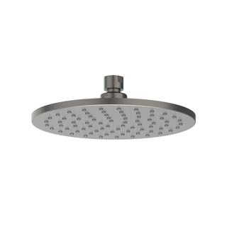 IVY Douche de tête - medium - 20cm - buses anticalcaires - Métal brossé noir PVD