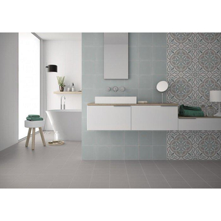 ÉCHANTILLON Cifre Cerámica Carrelage de sol et de mur Urban Mist Vintage Bleu Blanc