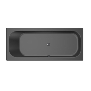 Xenz Aruba Ligbad - 190x80x48 - afvoer Midden - acryl - ebony