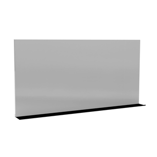 Allibert Sitio spiegel 120x70cm met planchet zwart mat