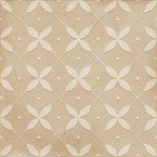 Ragno Amuri Wandtegel - décor - 20x20cm - 10mm - Biscotto (Beige)