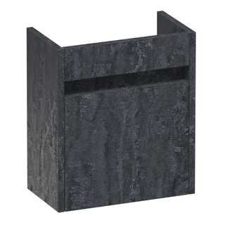 Saniclass Nexxt armoire basse fountain 40x45x22cm 1 poignée de porte gauche mfc métal