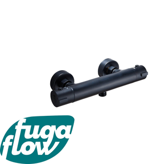 FugaFlow Efficiente Sobrado thermostatische douchekraan zwart