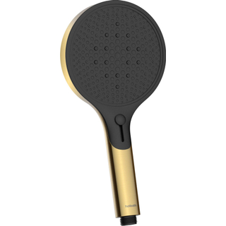 Hotbath &MORE Infinite Douchette à main - 13,5 cm - ronde - ABS - Laiton brossé PVD