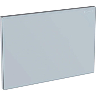 Geberit Omega Plaque de commande Omega 21.2x14.2cm avec distanseurs Verre de sécurité blanc