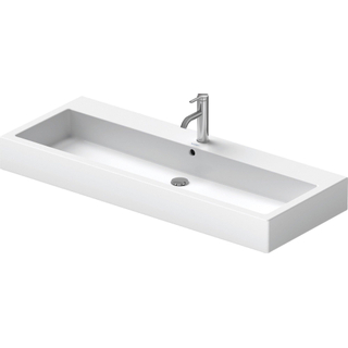 Duravit Vero Lavabo 120x47cm avec trou pour robinetterie et trop plein Blanc