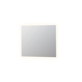 INK SP5 Spiegel - 100x4x80cm - LED rondom - colour changing - dimbaar - aluminium Zilver