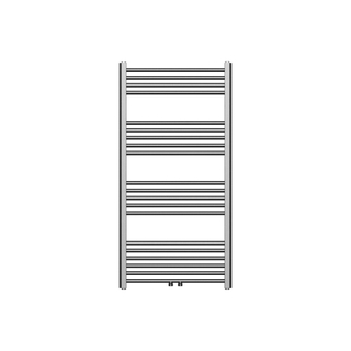 Belrad Handdoekradiator - middenaansluiting - 1200X600mm - 414Watt - Goud