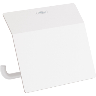 Hansgrohe Addstoris Porte-rouleau WC avec abattant mat blanc