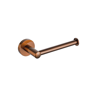 Fortifura Calvi toiletrolhouder/reserverolhouder - zonder klep - rond - PVD - Geborsteld koper