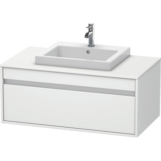 Duravit Ketho Meuble sous-lavabo avec 1 tiroir pour 1 lavabo encastrable 100x42.6x55cm blanc
