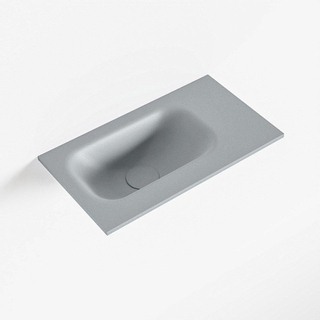 Mondiaz EDEN Fontein - 40x23x0.9cm - wasbak Links - zonder kraangaten - voor toiletmeubel - Solid surface - Plata