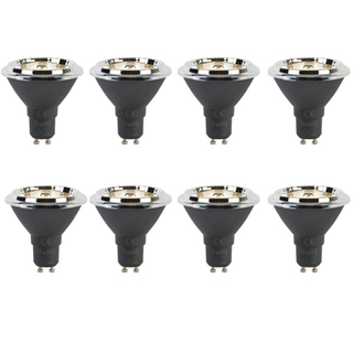 Luedd LED lamp - set van 8 - GU10 - 6W - 2700K - 450LM - dimbaar