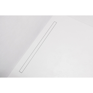 Easy Drain Modulo TAF low douchegoot - 110x6.7cm - met vloerflens - Waterslot: 30mm- RVS geborsteld