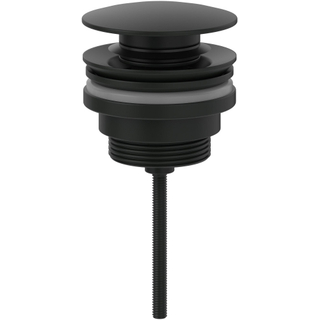 Villeroy & Boch Universal bonde de vidage - push to open - Rond - noir mat