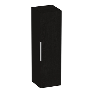 BRAUER Elevate badkamerkast - 120x35x35cm - excl.opleggreep - 1 deur - links- of rechtsdraaiend - Timber Black