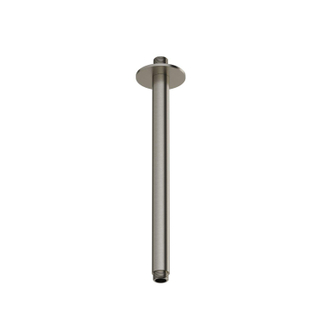 Hotbath Ace Tube de Plafond - 30cm - rond - Nickel Brossé