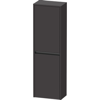 Duravit ketho.2 armoire mi-hauteur 40x24x132cm 2 portes à droite aggloméré graphite mat