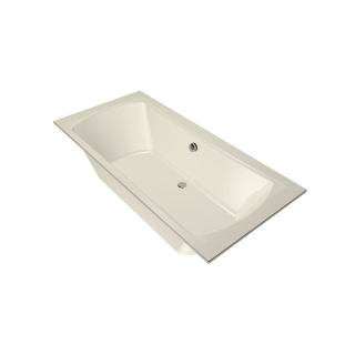 Xenz Robijn Duobad - 190x90x48 - afvoer Midden - acryl - pergamon