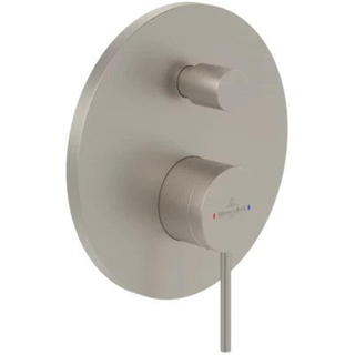 Villeroy & Boch Loop & Friends robinet de douche - encastré - Monocommande - avec inverseur - Nickel brossé mat (inox)